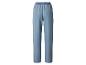 Pantalon large femme bleu clair avec taille élastique
