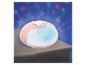 Veilleuse et projecteur d'étoiles Chicco rose pâle pour bébé.