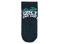 Des chaussettes avec un motif de crocodile et le texte Don't Wake Me Up.