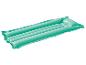 Matelas de piscine gonflable vert avec oreiller intégré