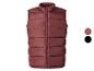 Gilet matelassé pour homme en deux couleurs : bordeaux et noir