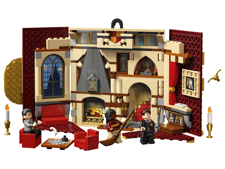 Aller en mode plein écran : LEGO® Harry Potter™ Le blason de la maison Gryffondor - Image 3