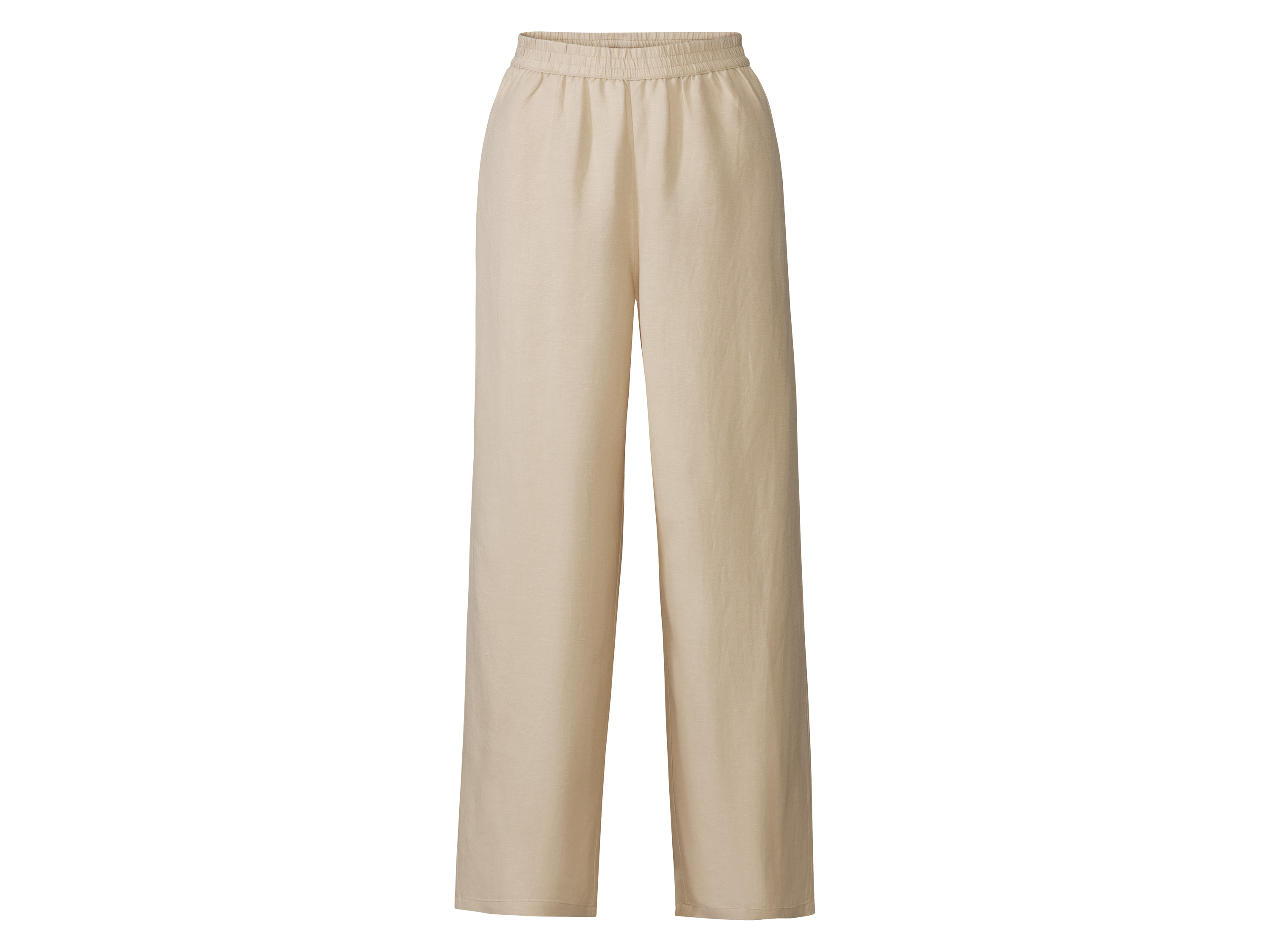 esmara® Pantalon en lin femme (beige)