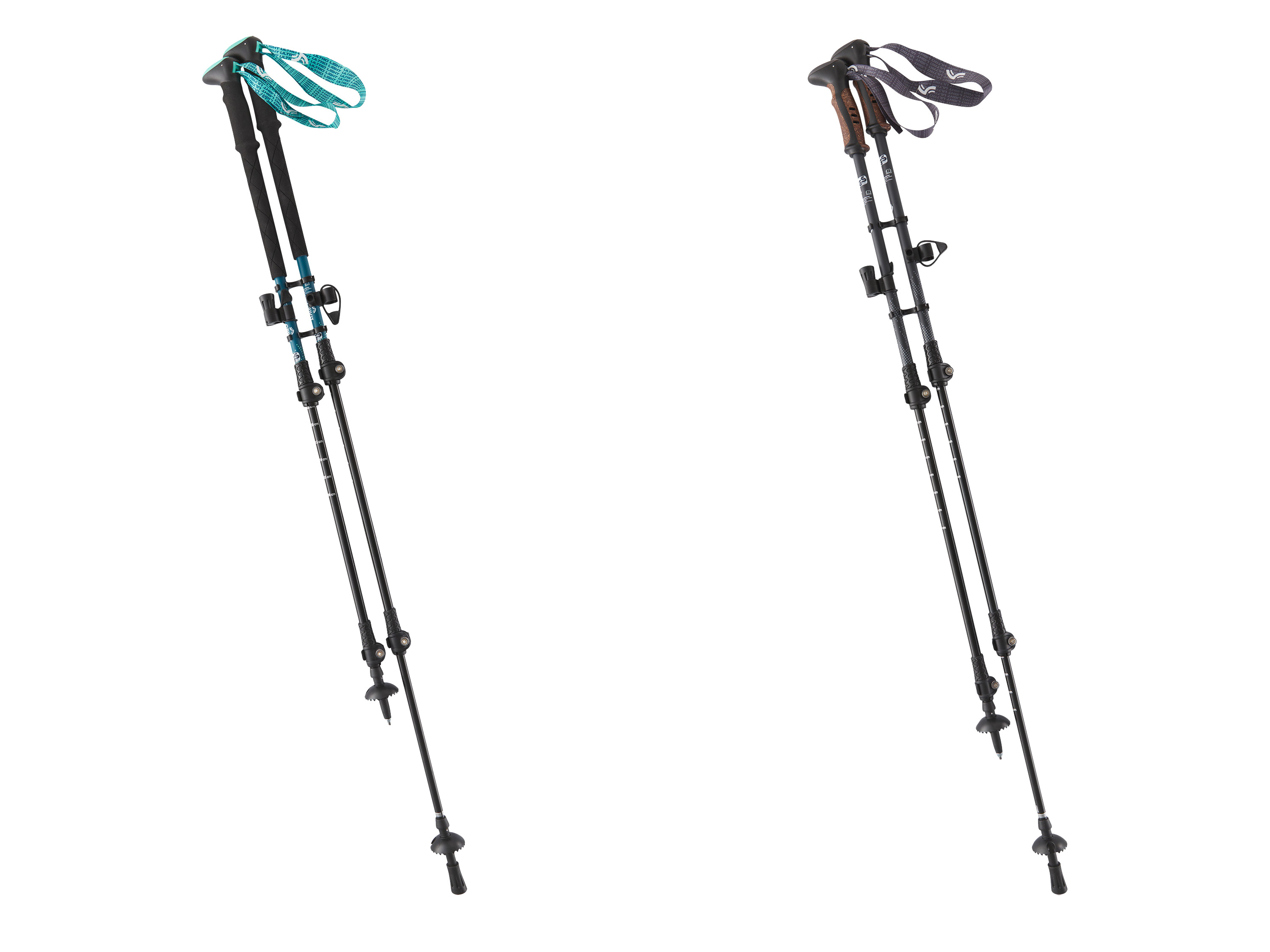CRIVIT Bâtons de trekking en aluminium