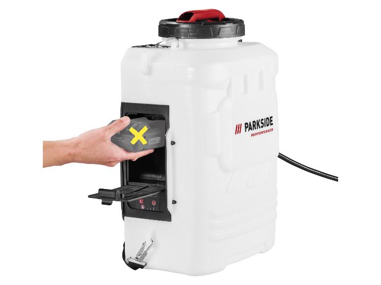 Pulvérisateur à dos sans fil + chargeur + batterie, 20 V