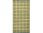 Serviette verte avec un motif quadrillé clair