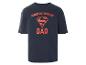T-shirt bleu marine, Superman, thème papa.