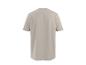 T-shirt homme couleur sable coupe longue, vue de dos.