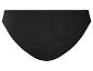 Culotte de maillot de bain noire côtelée.