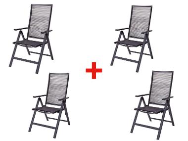 LIVARNO home Lot de 4 chaises hautes MIAMI