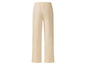 Pantalon de jogging beige avec taille élastique.