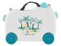 Valise enfant à roulettes, thème tropical, Peppa Pig.