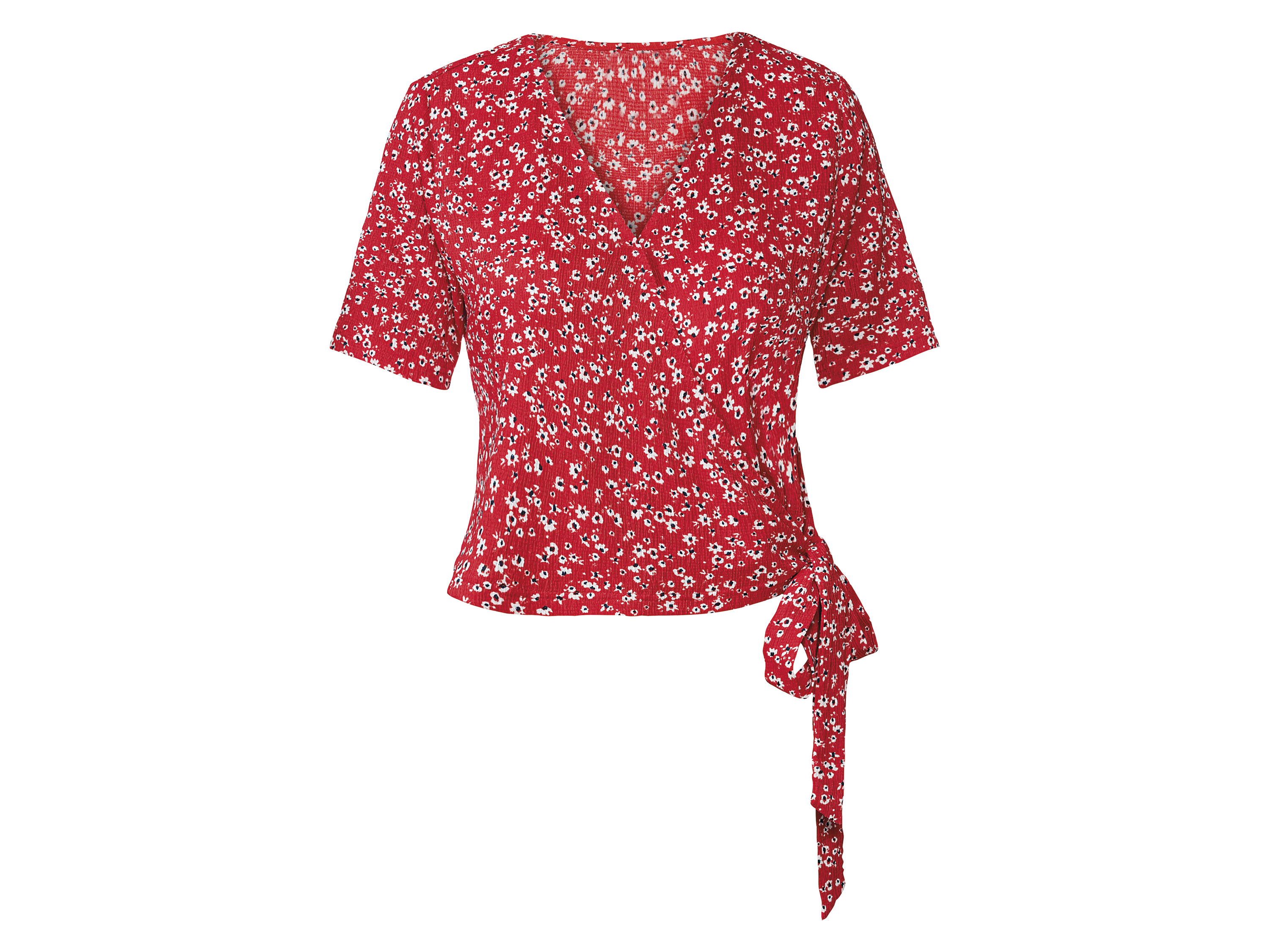 esmara® Blouse cache-cœur femme (rouge)