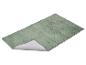 Tapis de bain vert moelleux avec dessous antidérapant