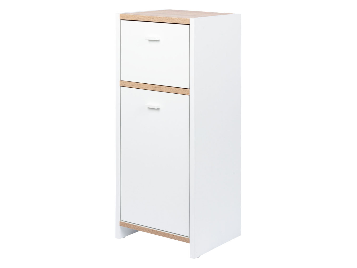 LIVARNO home Armoire basse de salle de bains, 32 x 80 x 28 cm, blanche