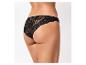 Culotte femme en dentelle noire, vue de dos
