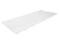 Surmatelas blanc avec sections matelassées