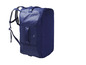 Un sac de voyage bleu marine avec des bretelles de sac à dos de Crivit.