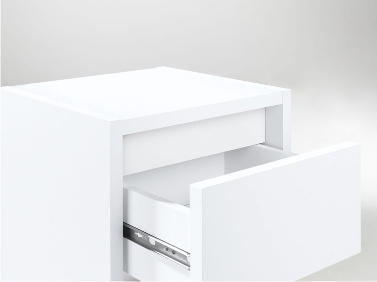 Aller en mode plein écran : LIVARNO home Armoire latérale de salle de bains Oslo, 32 x 99 x 30 cm, blanche - Image 10