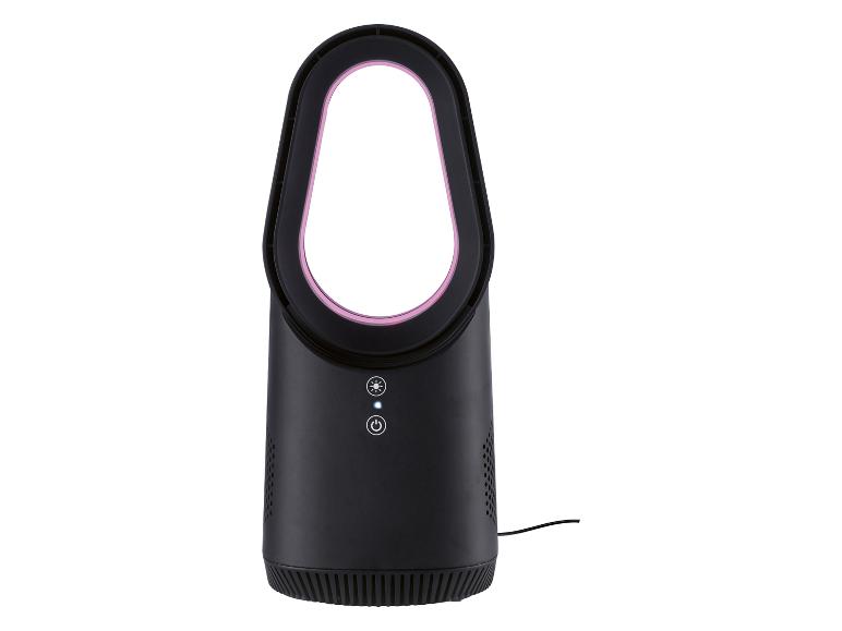 Ventilateur et chauffage personnels, design moderne.