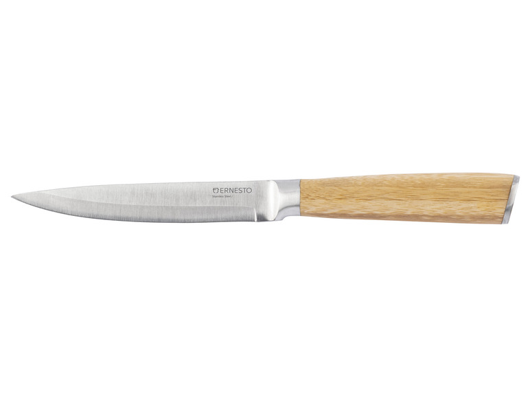Aller en mode plein écran : ERNESTO® Couteau avec manche en bambou ou acier inoxydable - Image 14