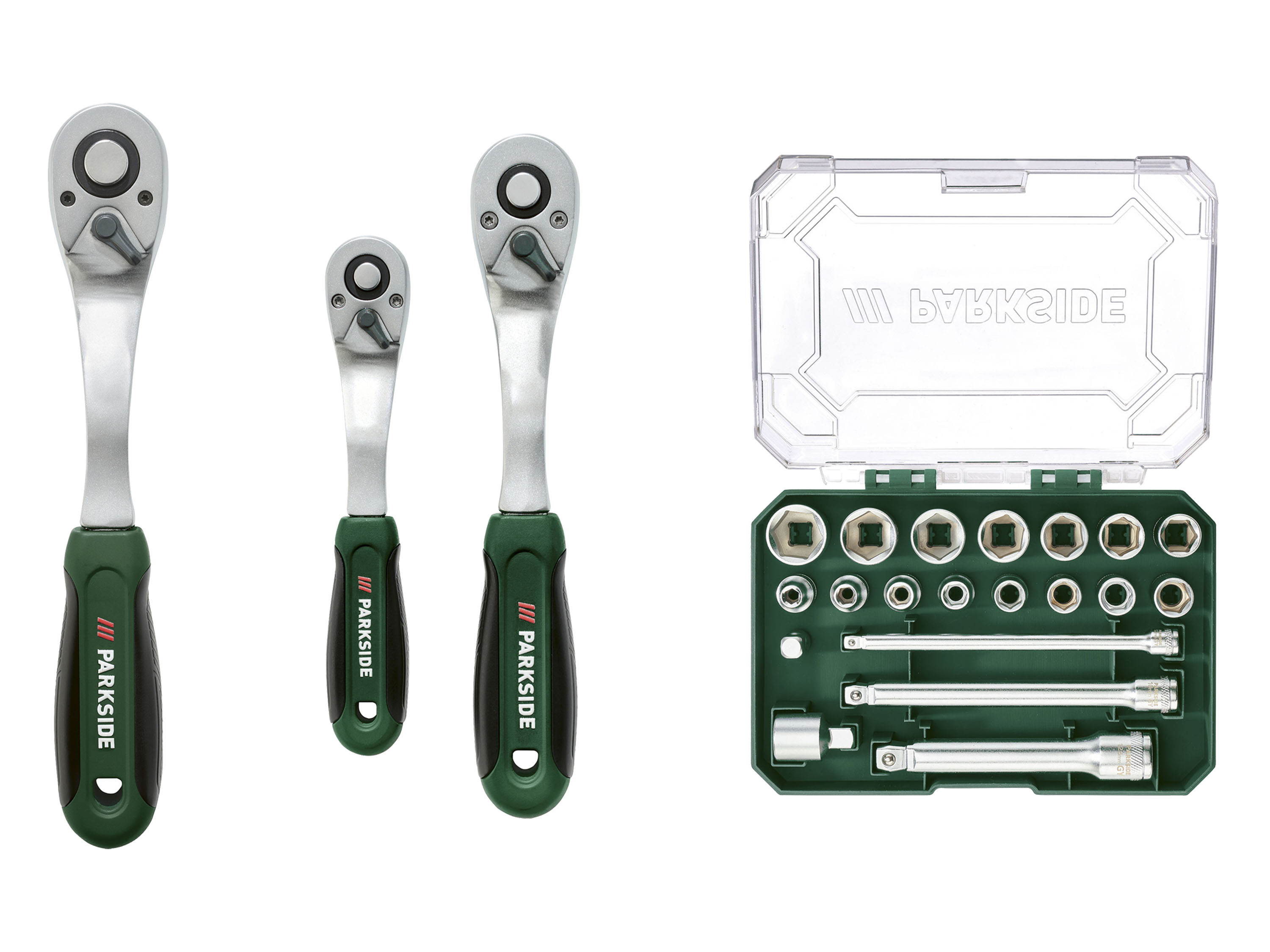 PARKSIDE® Clé à cliquet ou Jeu de clés à cliquet ou Jeu de douilles