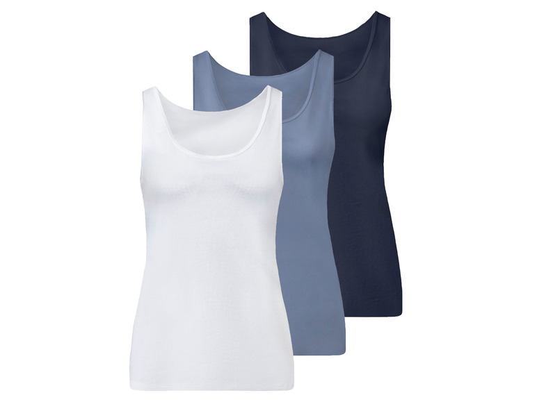 Aller en mode plein écran : esmara® Lot de 3 débardeurs femme - Image 6