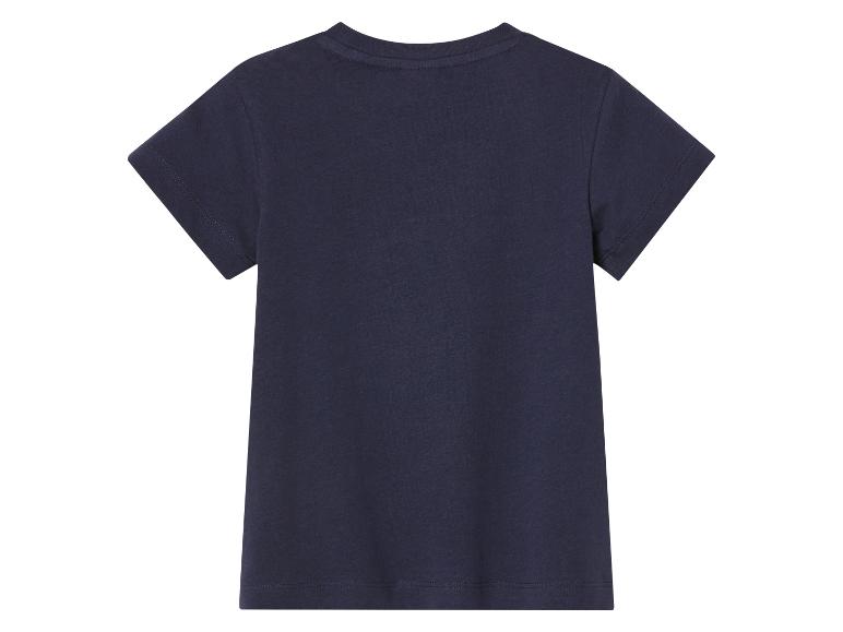 T-shirt enfant bleu marine, vue arrière.