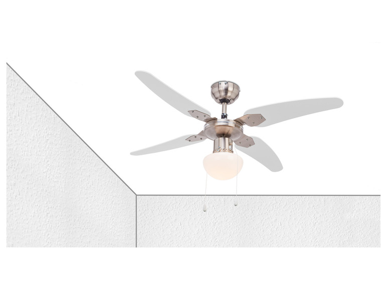 Aller en mode plein écran : LIVARNO home Ventilateur de plafond avec éclairage LED, 60 W - Image 6