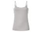 Débardeur gris à fines bretelles