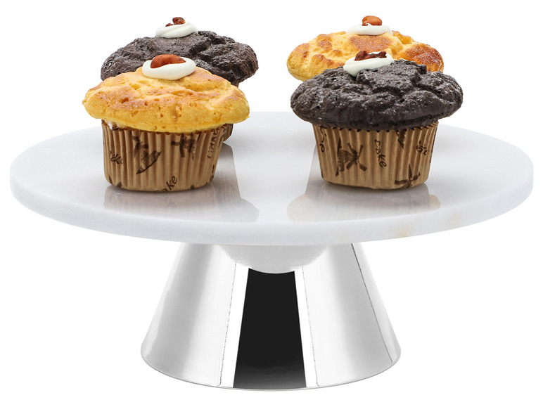 Aller en mode plein écran : Plateau à gâteaux en marbre - Image 8