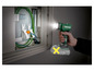 Une lampe Parkside X20V Team éclaire une boîte électrique.