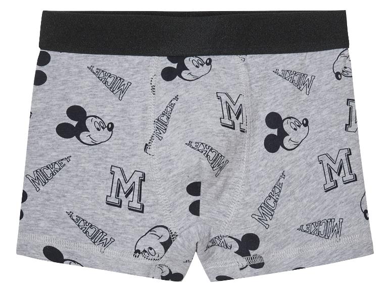 Boxers gris pour enfant avec motif Mickey Mouse.