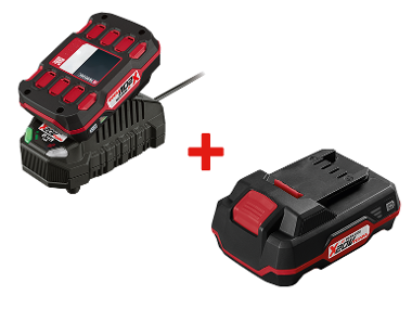 PARKSIDE® Lot de 2 batteries + Chargeur, 20 V