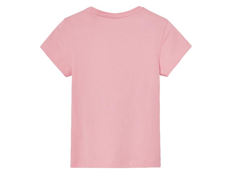 T-shirt rose clair pour enfant.