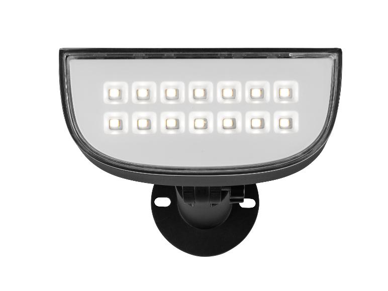 Luminaire LED mural extérieur avec 16 ampoules.
