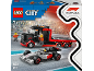 Ensemble LEGO City avec camion d'exposition F1 et voiture de course F1, 508 pièces, pour 7 ans et plus.