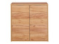 Une armoire en bois avec deux portes.