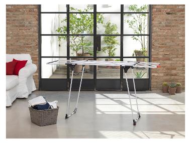 Étendoir À Linge Pliable, Séchoir En Acier Inoxydable, Étendoir À Linge Interieur Pliable Avec