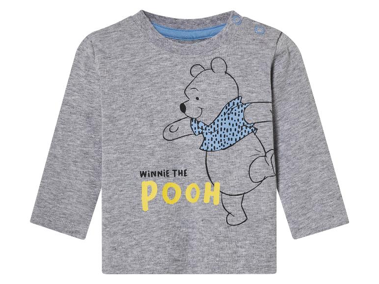 Un t-shirt gris à manches longues avec Winnie l'ourson