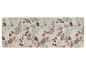 Tapis clair avec motif de feuilles d'automne et de glands.
