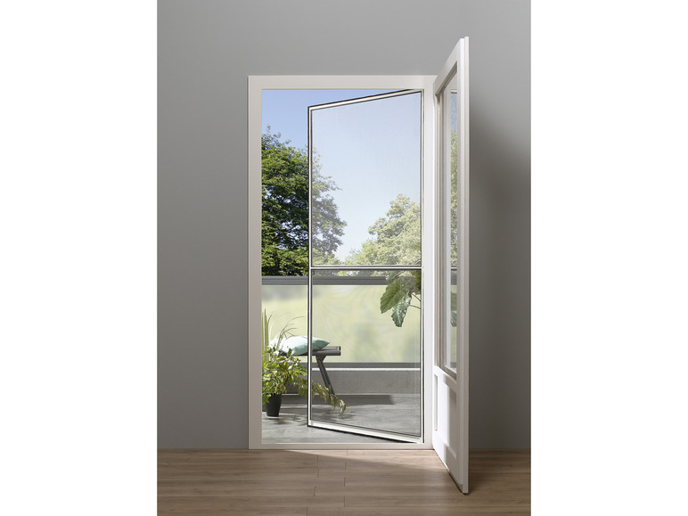 Aller en mode plein écran : LIVARNO home Moustiquaire de porte en aluminium, 100 x 210 cm - Image 1