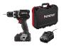 Perceuse sans fil 20V, chargeur et mallette de transport.