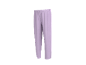 Pantalon de survêtement violet pour femme avec taille élastique.