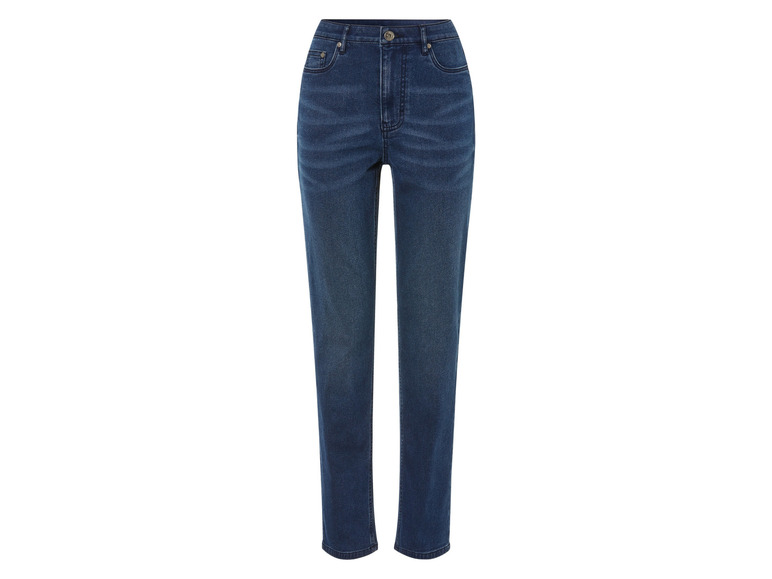 Un jean bleu foncé pour femme