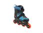 Roller quad enfant Crit, bleu et orange.
