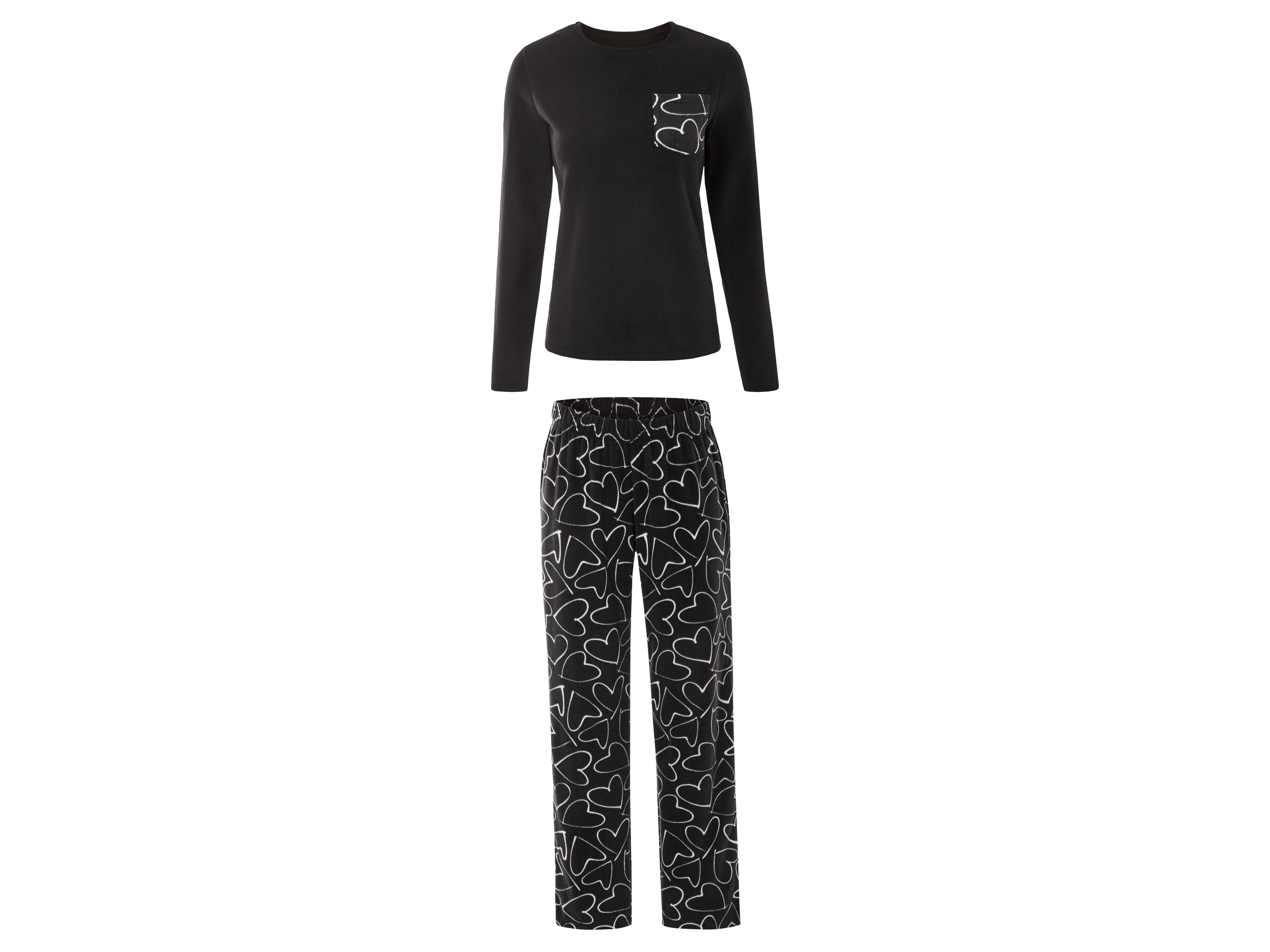 esmara® Ensemble pyjama femme (noir, S (34/36))