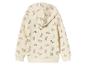 Un sweat-shirt à capuche pour enfants avec un motif arc-en-ciel.
