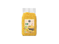Paquet de semoule de maïs bio avec semoule préparée et étiquette Nutri-Score.