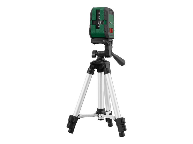 Niveau laser en croix avec trépied PKLL 10 B4, vert, 10 m